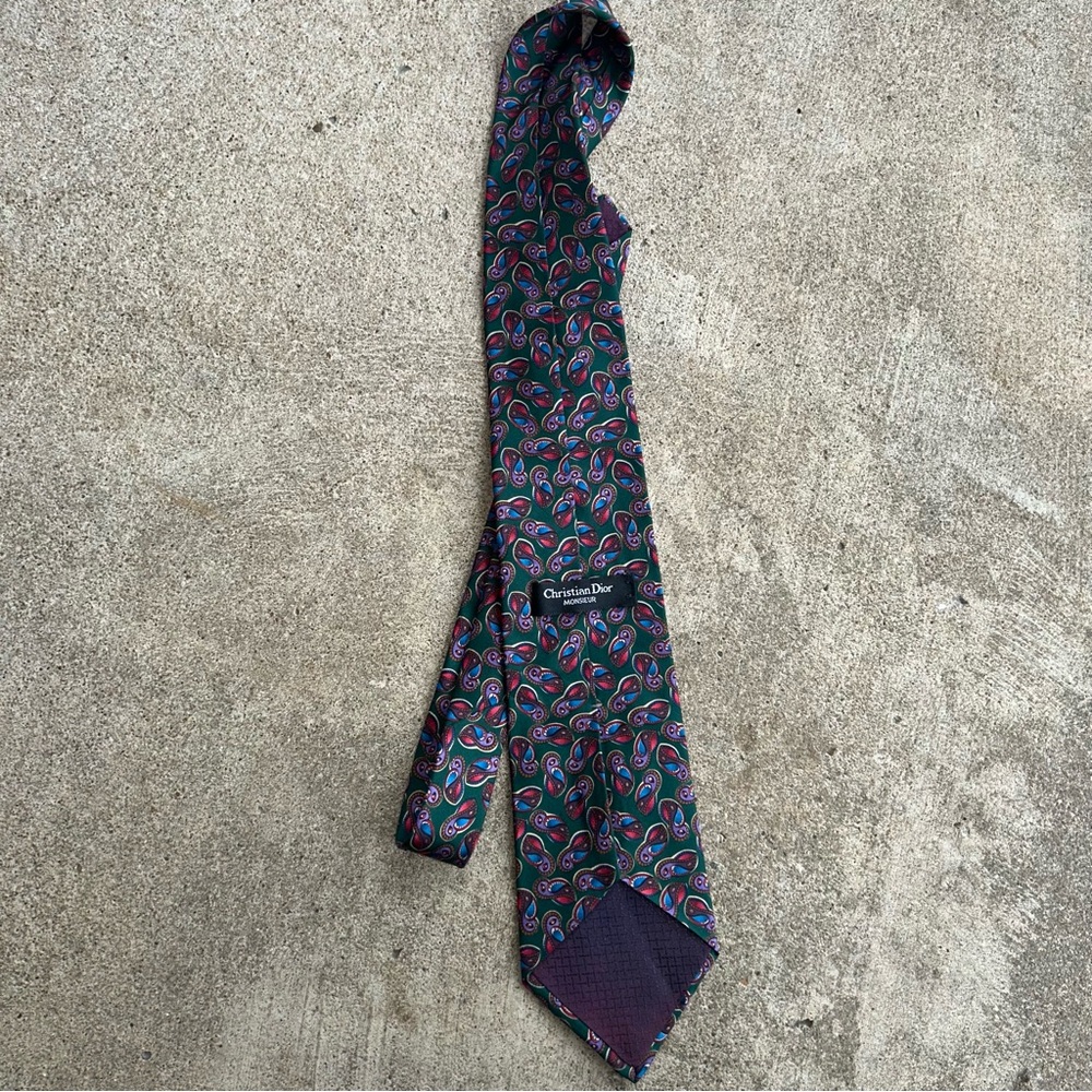 Christian Dior Men’s Silk Tie for Fall and Winter